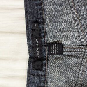 Calvin Klein Jeans Men's Y2K Indigo Wash Relaxed Straight Denim Jeans Size 34x34